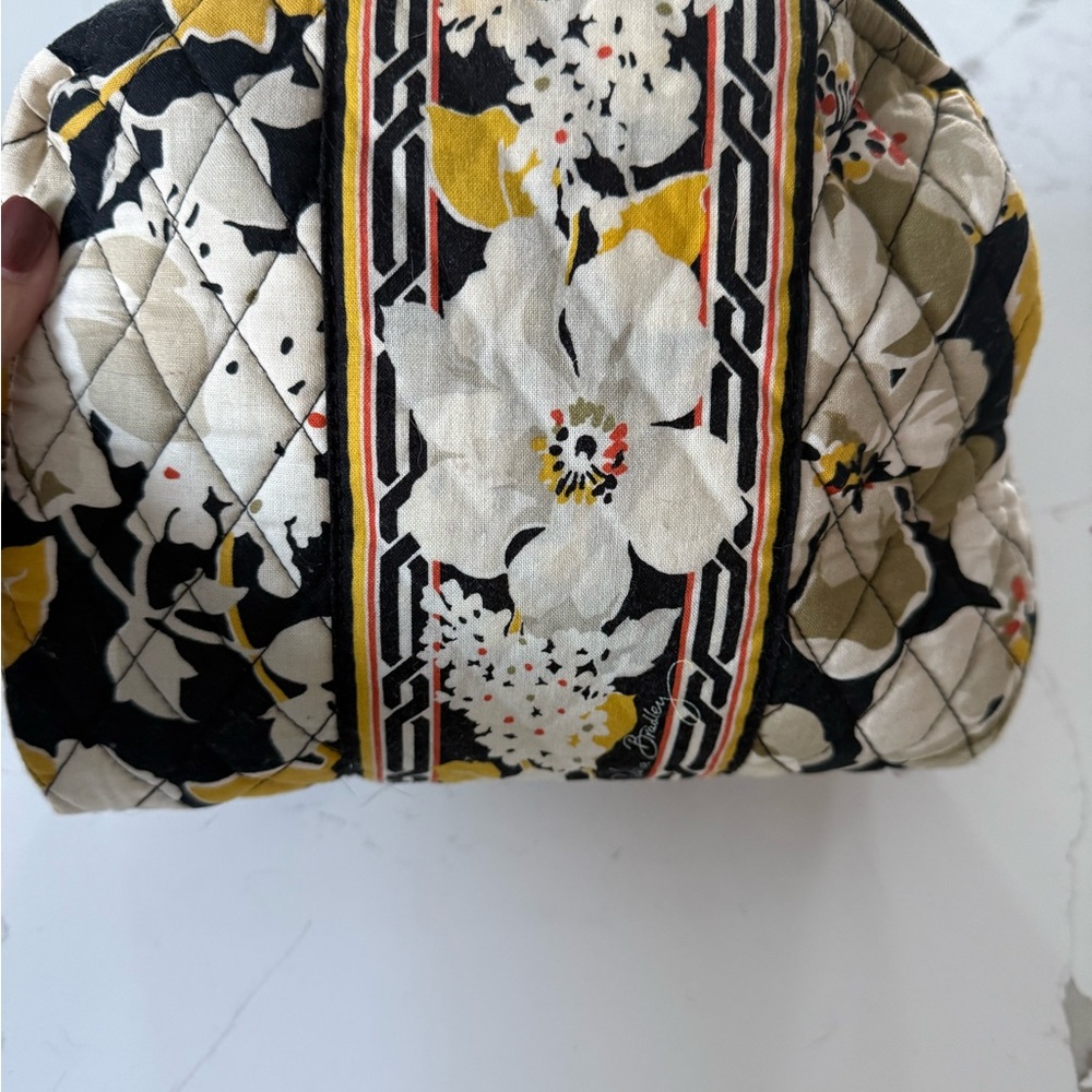 Vera Bradley Black and Yellow Quilted Bag